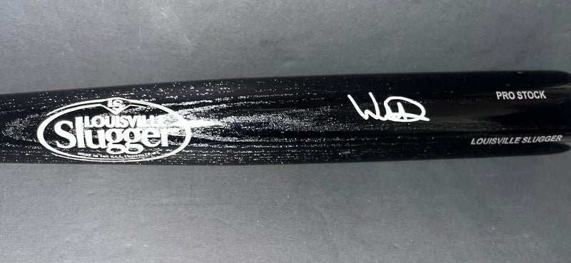 SidsGraphs Wilyer Abreu Boston Red Sox Autographed Signed Black Baseball Bat BECKETT Witness Hologram - Image 2
